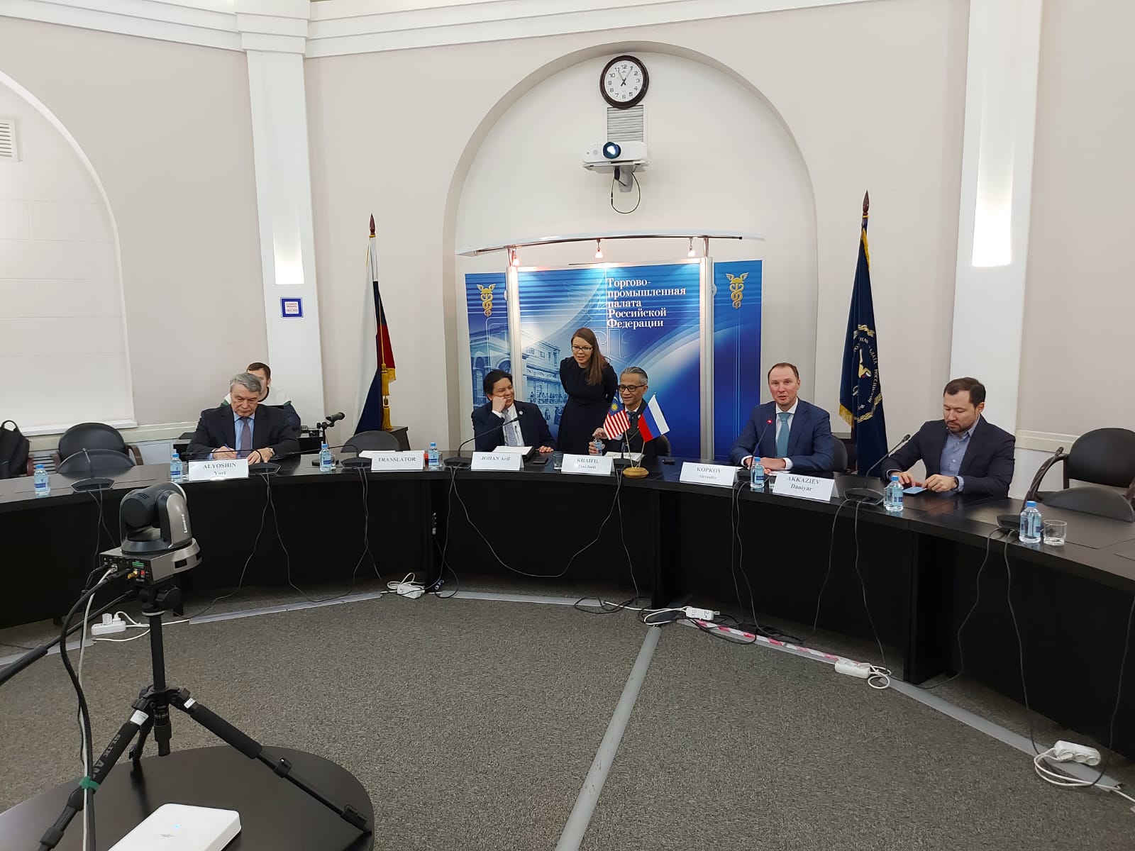 Round table with the trade representative of Malaysia in Russia Haifil Elmi Jamil