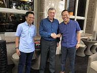 Meeting with Sarawak Assistant Minister of Corporate Affairs Abdullah Saidol.
